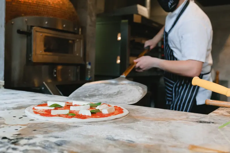 Wood-fired pizza